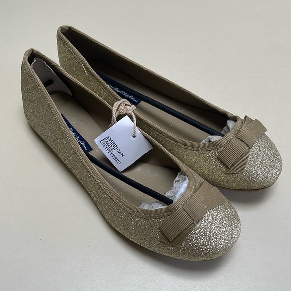 ❤️ AMERICAN EAGLE OUTFITTERS Glitter Kick Slippers Size 7 - Picture 2 of 7